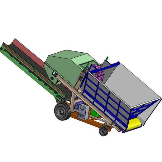 ZDH-GC-001 煤仓填料机3D模型图纸缩略图
