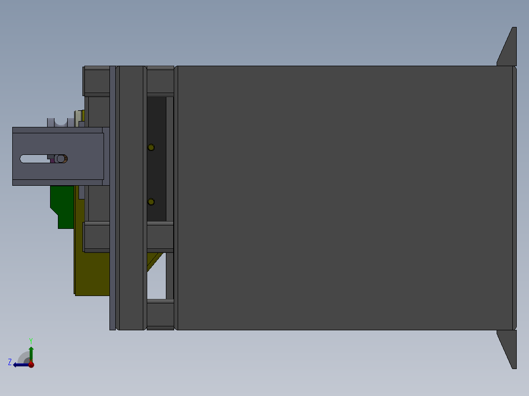 F926 40型伺服弯管机右视图