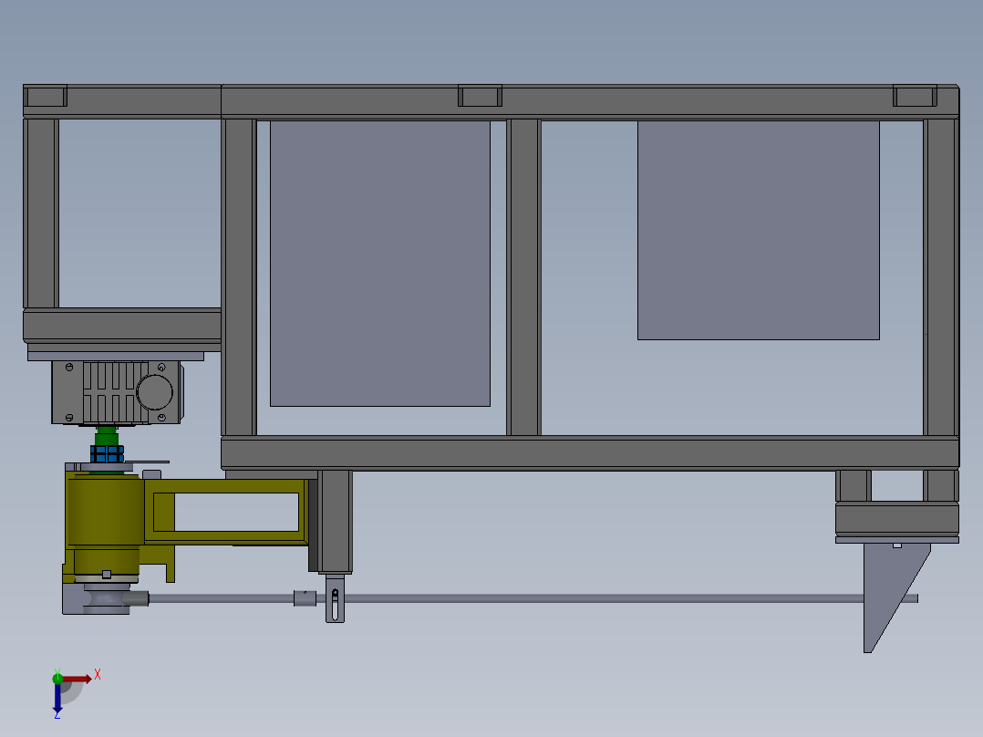 F926 40型伺服弯管机俯视图