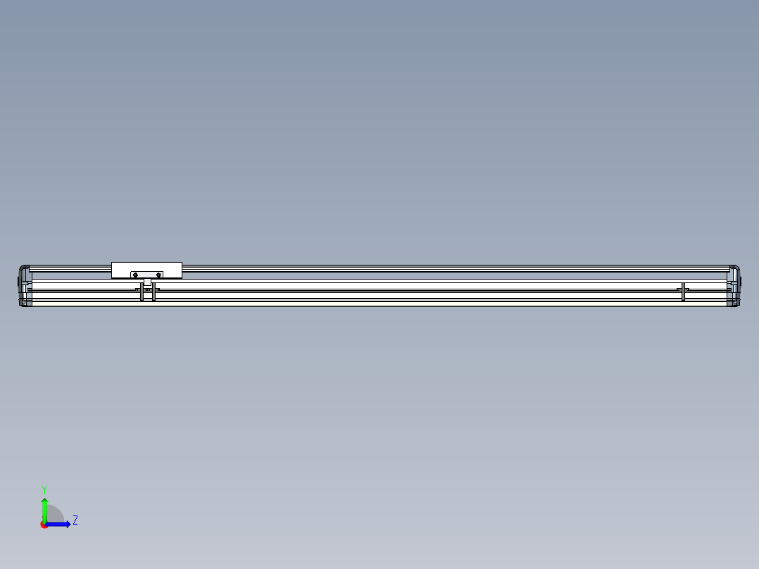Toyo东佑达直线模组-ETH17-1150-M-組合左视图