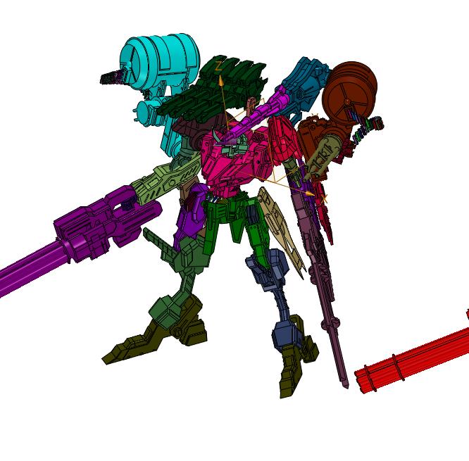 机动战士高达AC三动作模型