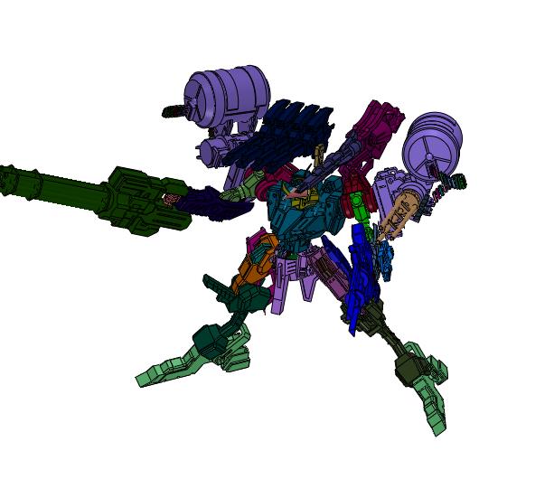 机动战士高达AC三动作模型