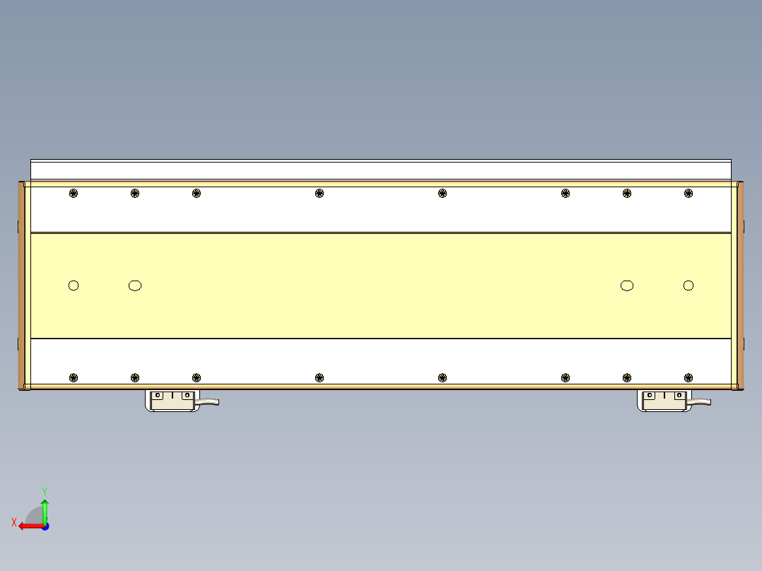 威洛博LC系列3d模型模组2LC17E1Y-S200后视图