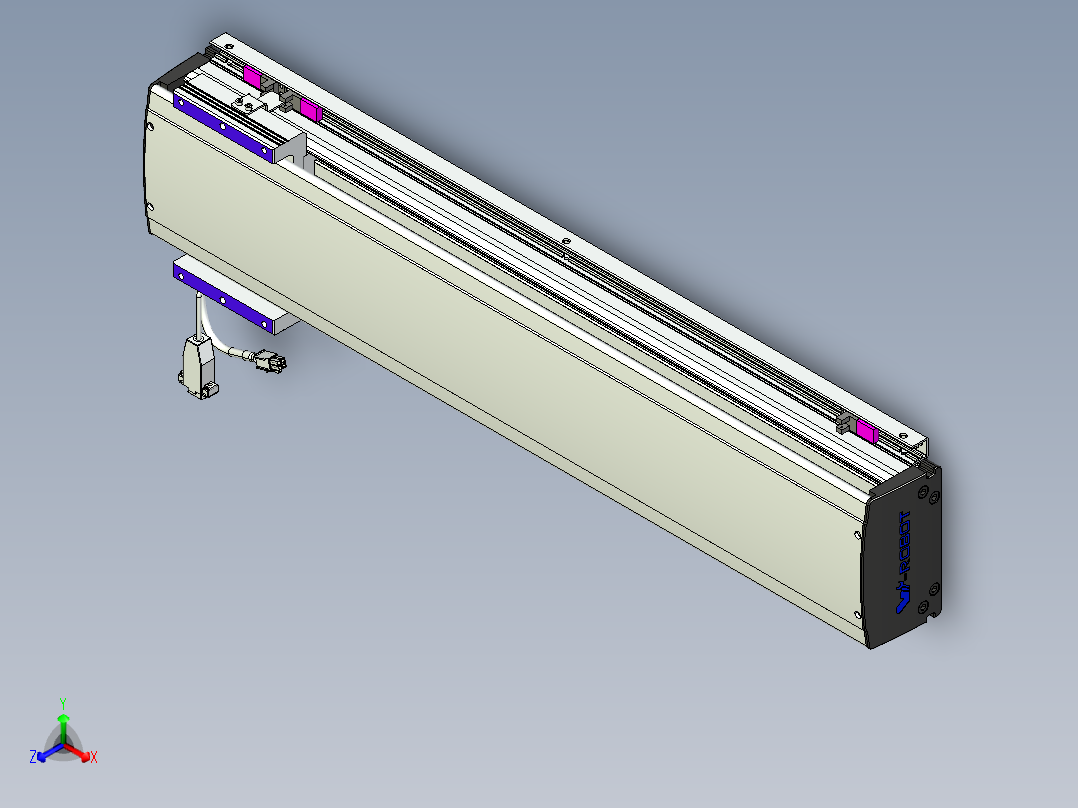 威洛博VL系列3d模型模组VL14S1Y-S600正等轴测图