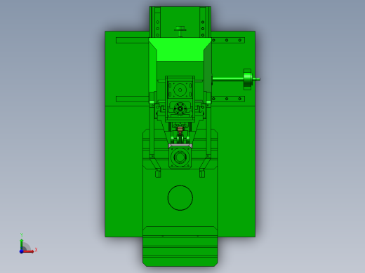 立式双交换台加工中心前视缩略图