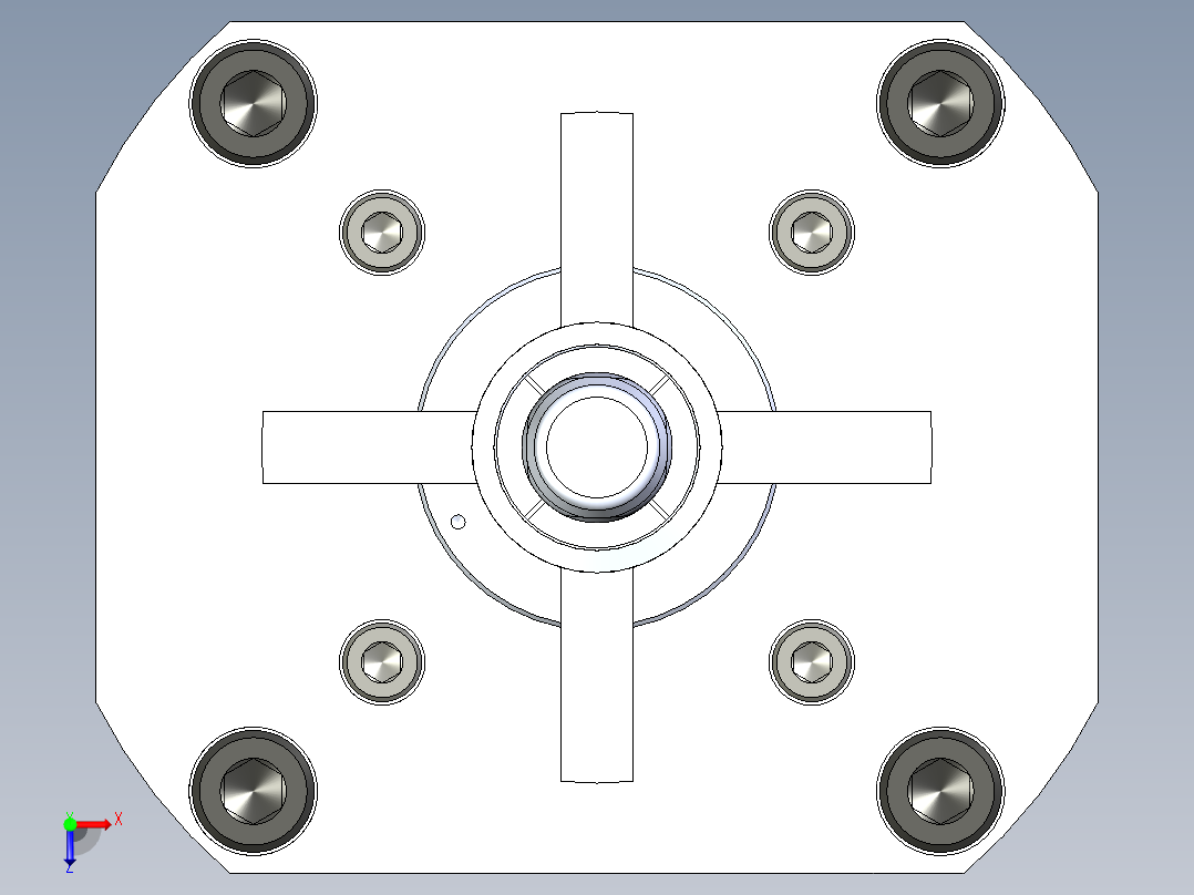 KOSMEKSWH2110-G多系列多零件图纸模型俯视图