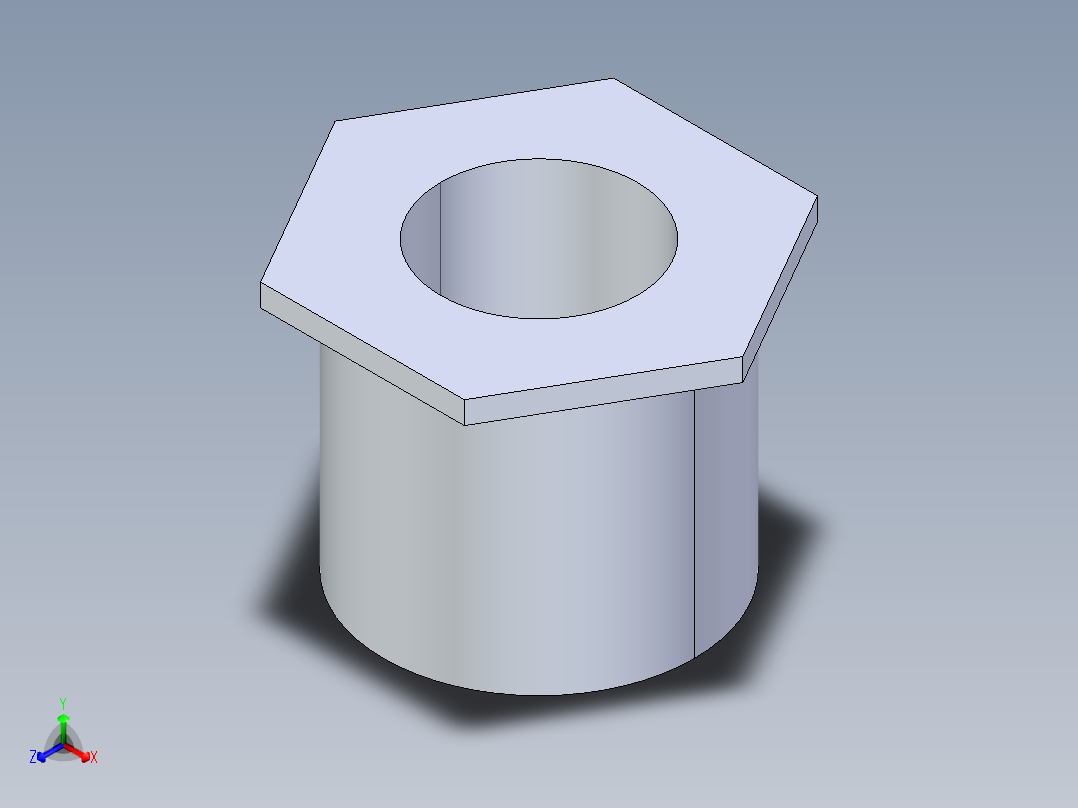 聚氯乙烯配件16-Sch80_ReducerBushing_SxSPIG_837-167_1.25in x 0.75in主视图