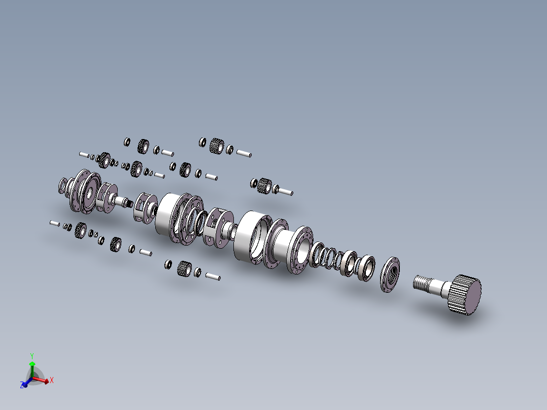 1.5MW风力发电机组BJ1500变桨齿轮箱设计与仿真分析（二维+三维+说明书）