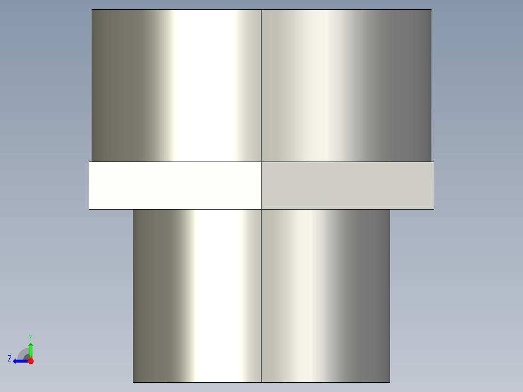 船舶管路系统SeaCor_PVC-SS_SPIGxFPT_37J178012_1.25in右视图