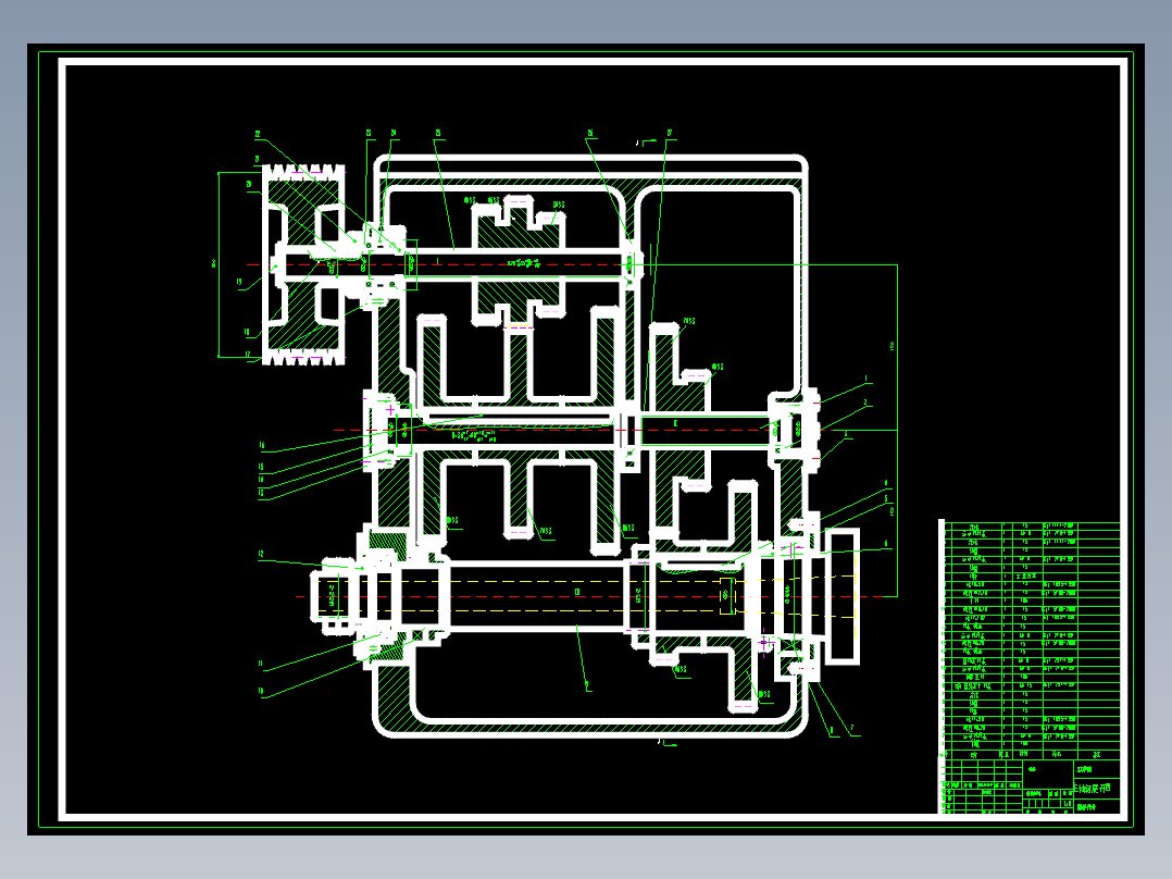题目24-分级变速主传动系统设计