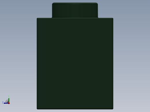 乐高机械组积木（横梁）-4260494 - 3701 Earth Green Technic Brick 1 x 4 with Holes右视缩略图