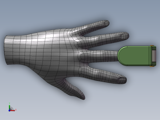 血氧仪脉搏仪手指夹式前视缩略图