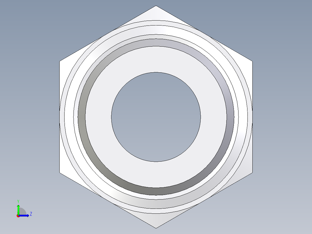 卡套式工业通用硬管接头EO_Male_Stud_connector_GE22LR171左视图