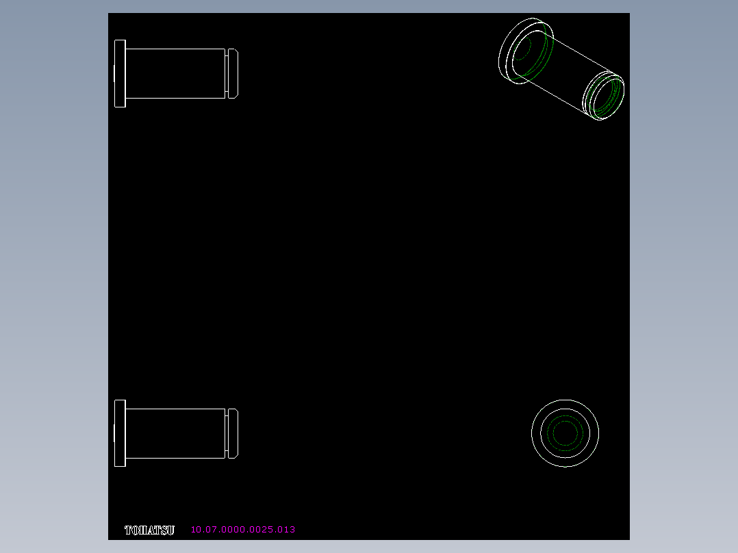 連結梢10.-2D多系列多零件图纸模型