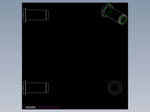 連結梢10.-2D多系列多零件图纸模型