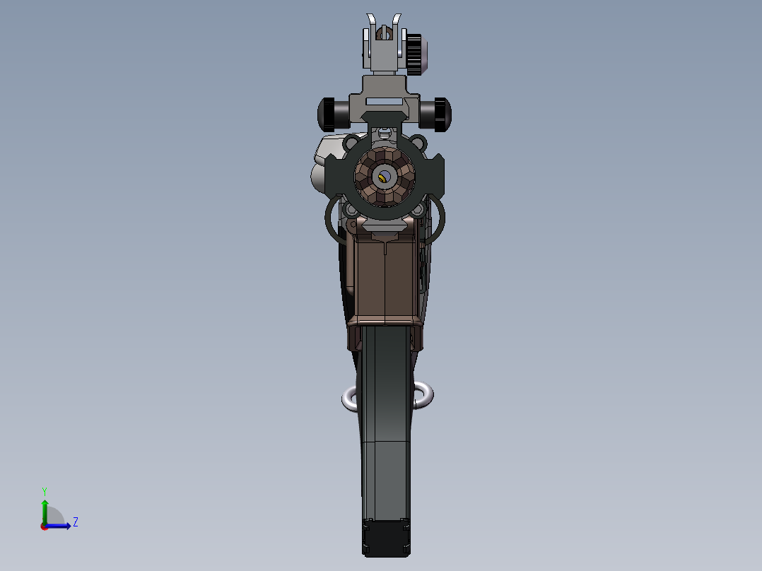 自动采样机械臂sw21可编辑左视图