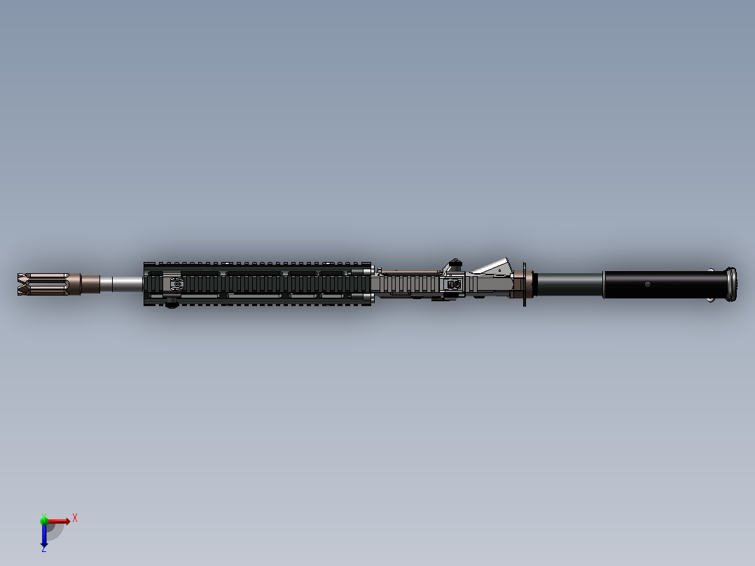 自动采样机械臂sw21可编辑俯视图