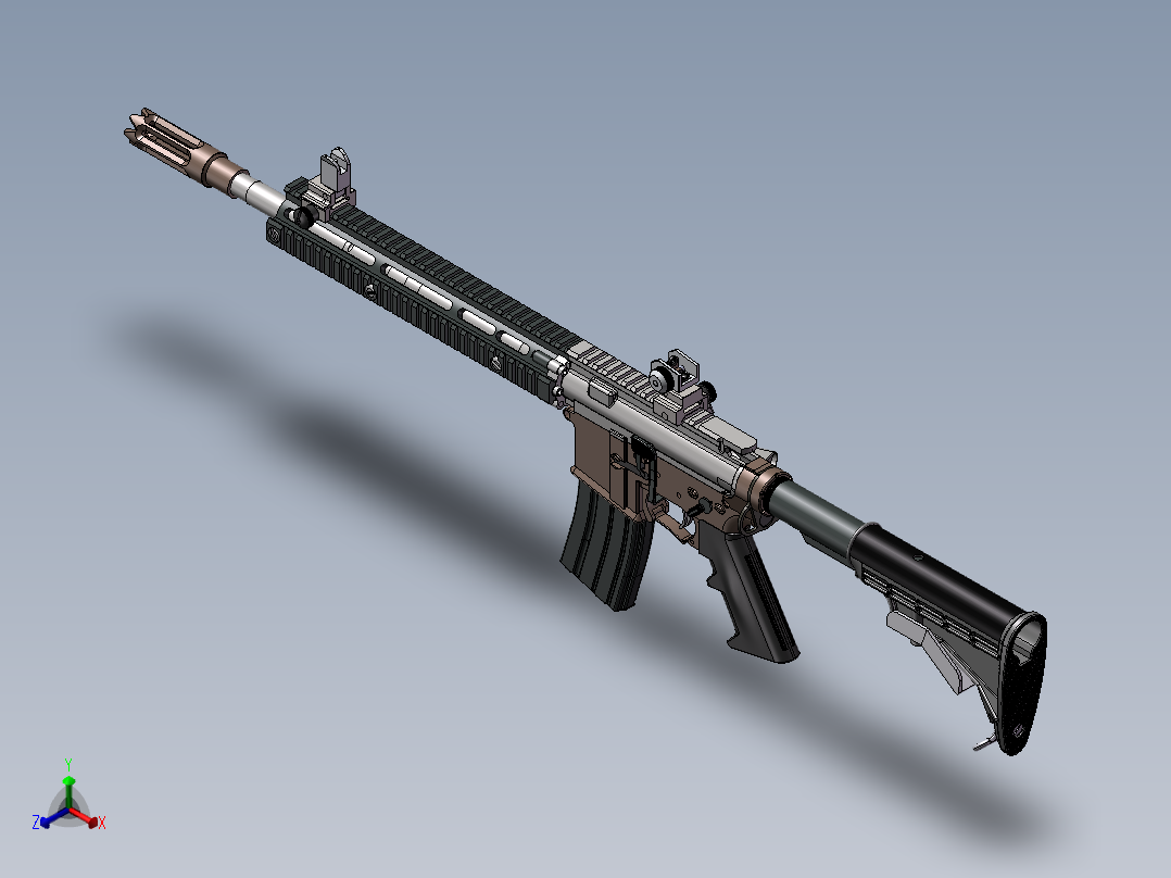 自动采样机械臂sw21可编辑正等轴测图