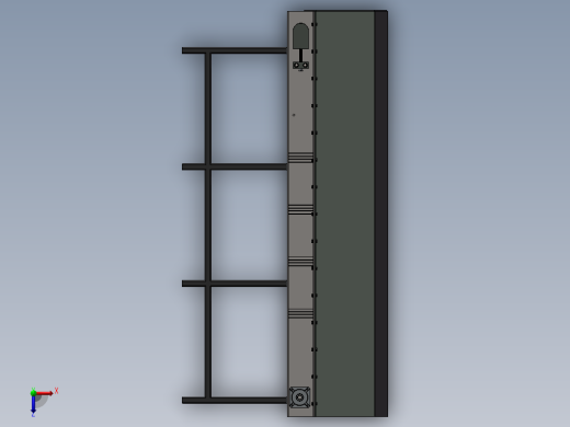 3m皮带挡板输送带sw18可编辑俯视缩略图