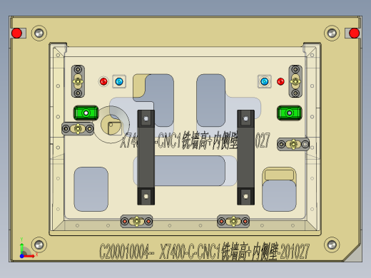 X7400-C-笔记本CNC工装夹具三维模型CNC1铣墙高+内侧壁-201027前视缩略图