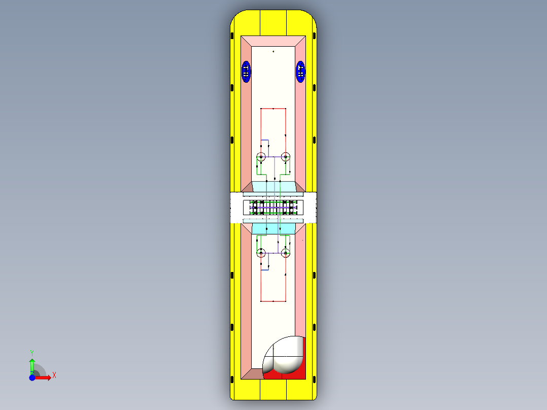 LNG运输船(6000立方米储气量)前视图