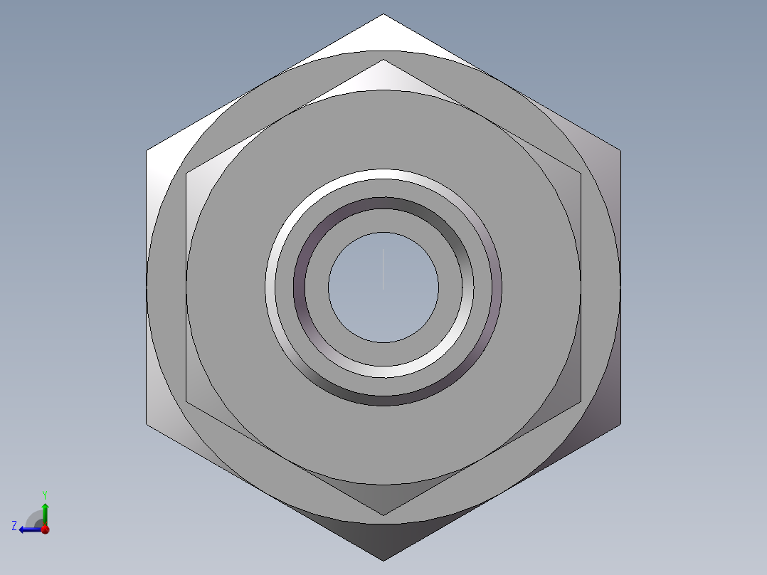 直通变径接头、2D-30-52右视图
