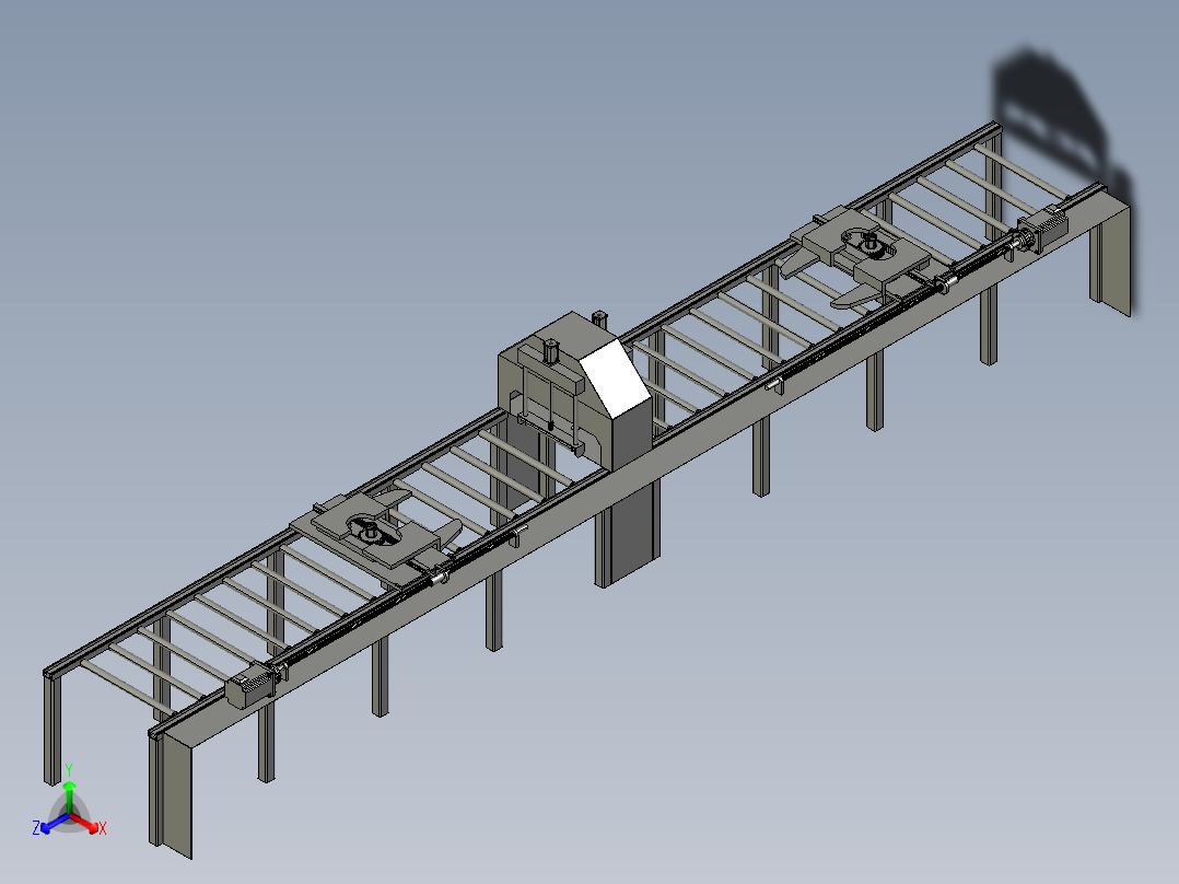 B3003514-立式砂磨机正等轴测图
