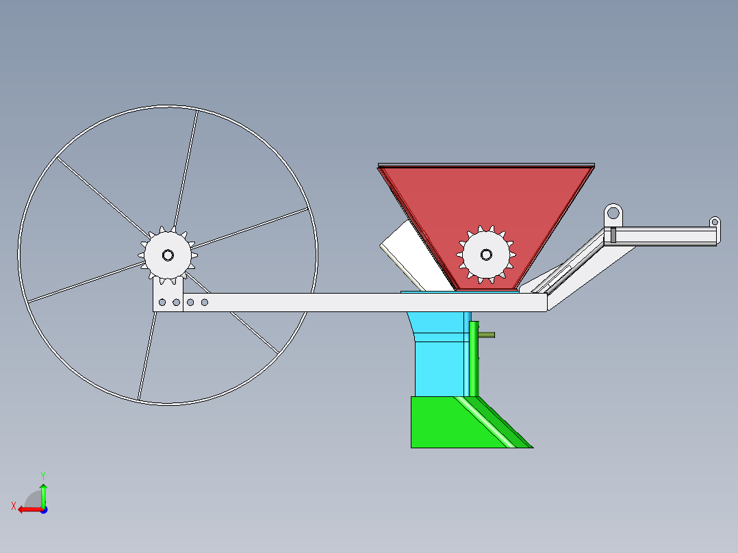 A3003631-播种机后视图