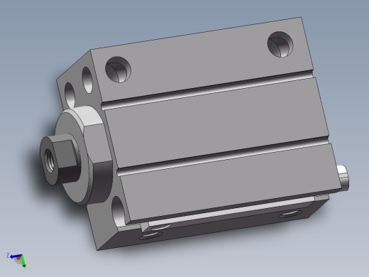 小型自由安装型气缸 SMC CDUJB10-10D