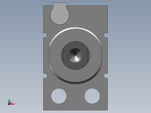 小型自由安装型气缸 SMC CDUJB10-10D前视缩略图