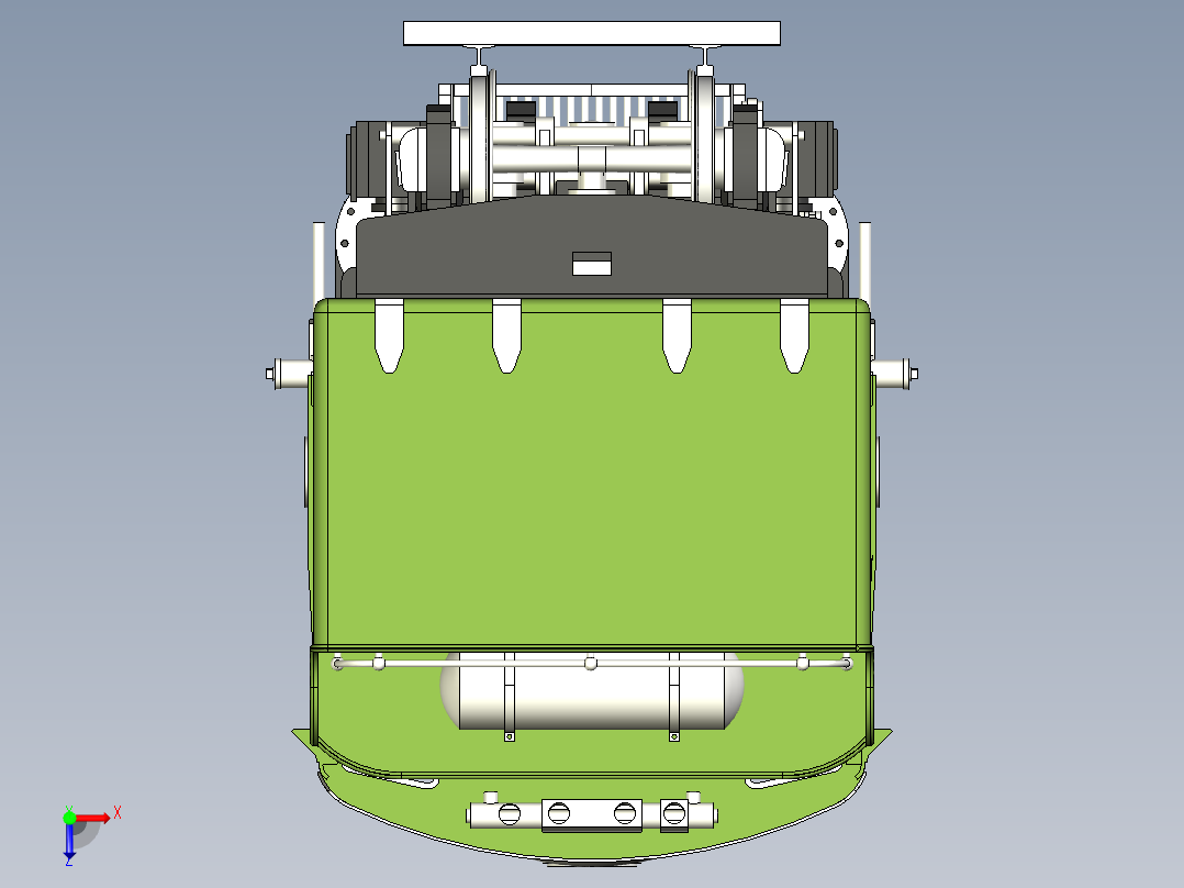 火车机车列车16-da-loco-in-1-12-scale-1832-模型格式为 stp俯视图