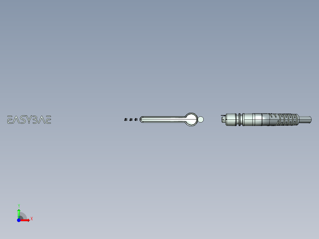 玉米夹豌豆前视图