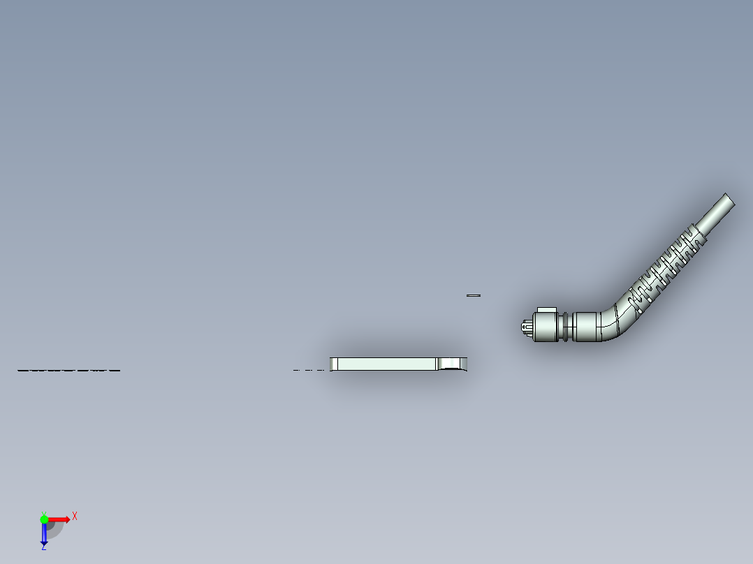 玉米夹豌豆俯视图