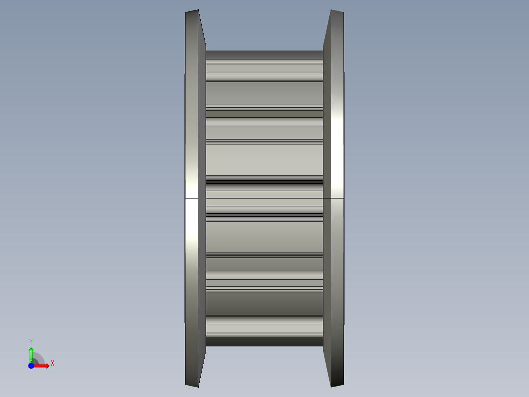 同步带轮ATPA12L050-A-H8前视图