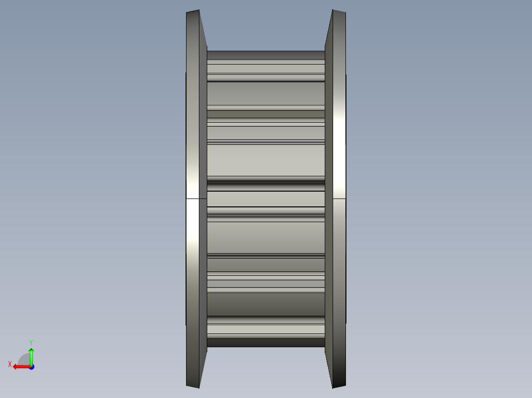 同步带轮ATPA12L050-A-H8后视图