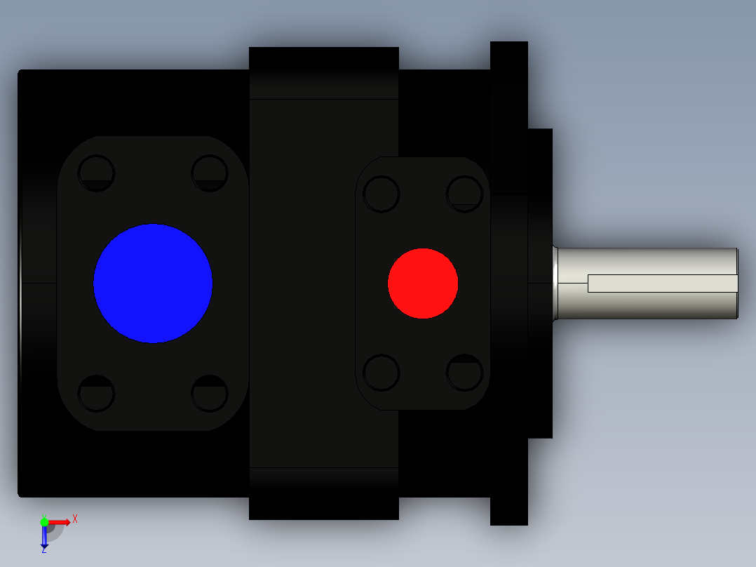 泵 PFE 31-41-51俯视图