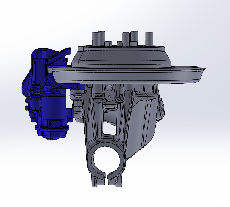 汽车后轮制动系统