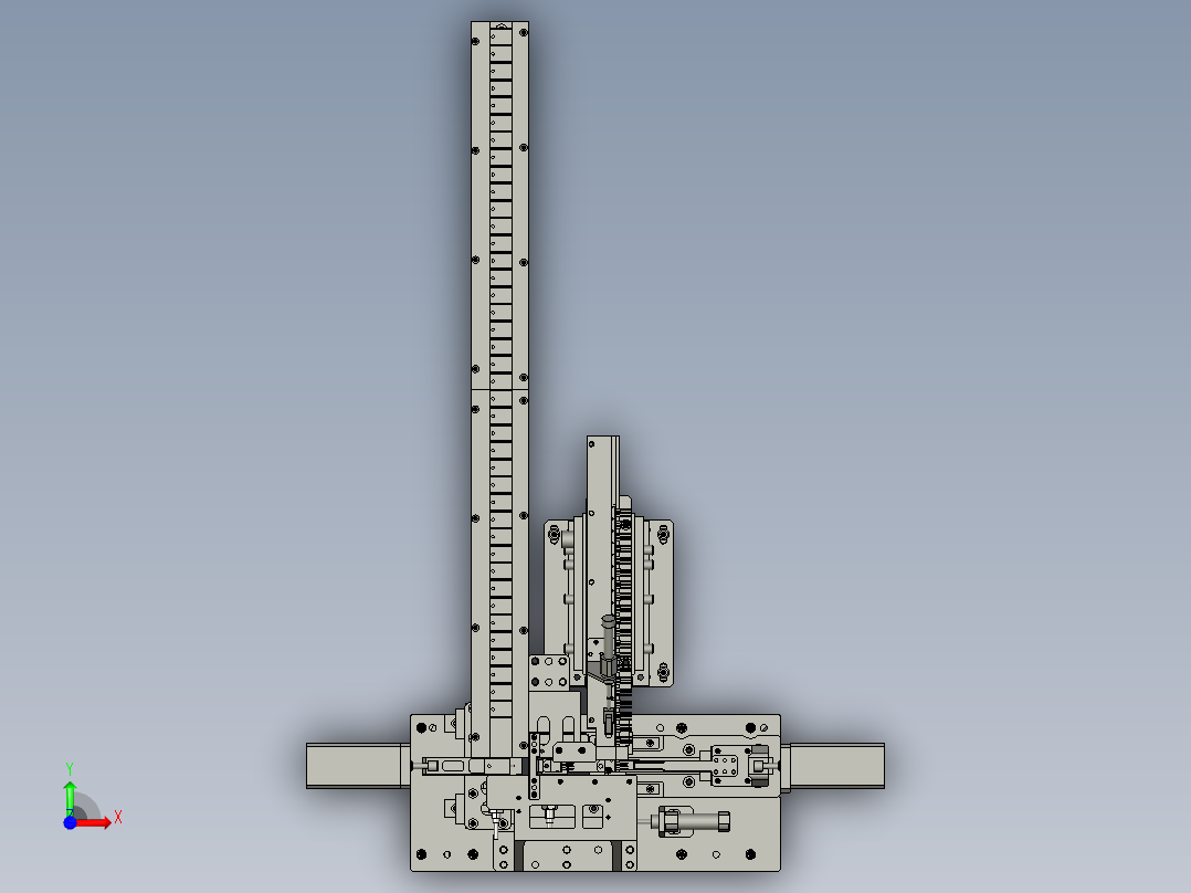 晶体散热片装配前视图