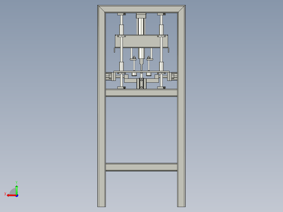 XJP-_切刀装置后视图