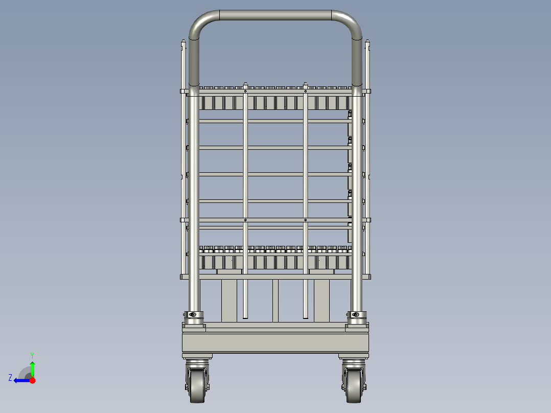 CZXD-烟杆上料小车组件-B右视图