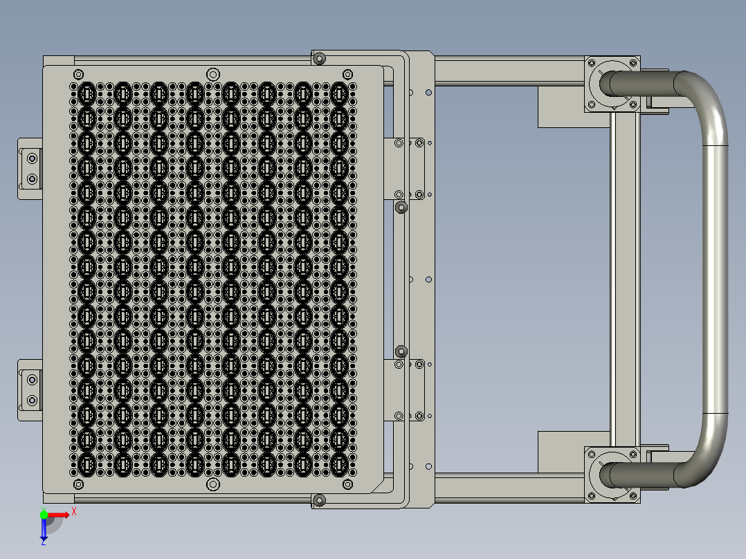 CZXD-烟杆上料小车组件-B俯视图