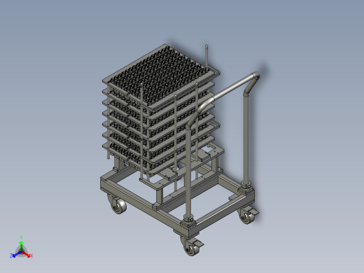 CZXD-烟杆上料小车组件-B正等轴测缩略图