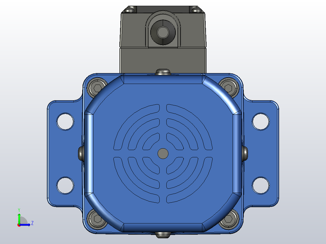 YB电磁制动电机60yb01-18-he左视图