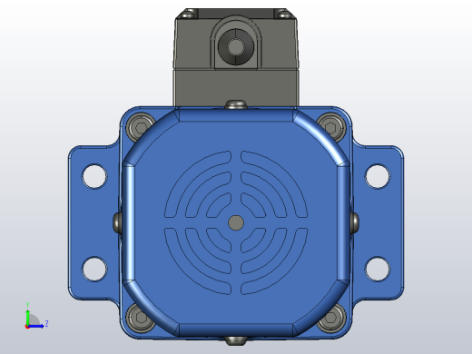 YB电磁制动电机60yb01-18-he左视缩略图
