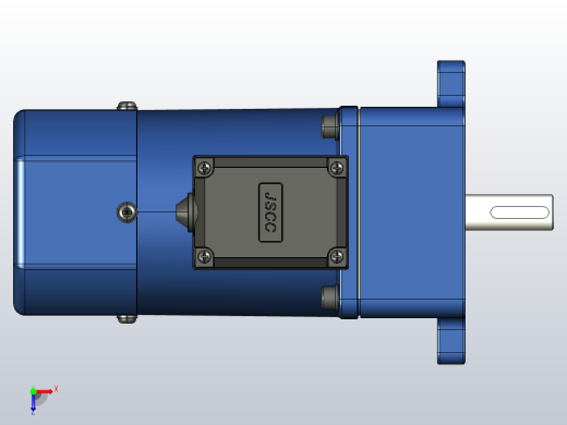YB电磁制动电机60yb01-18-he俯视缩略图
