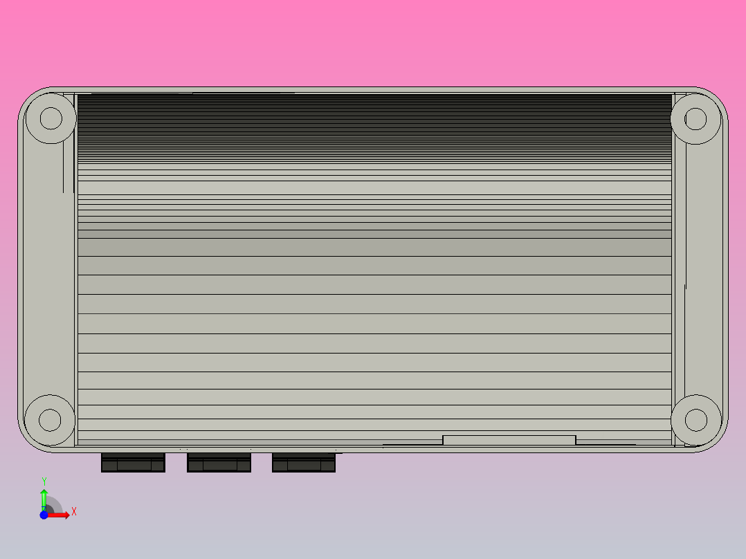 制冷机组的电子控制器前视图