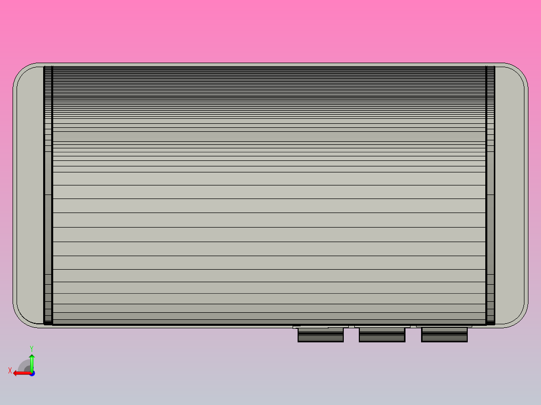 制冷机组的电子控制器后视图