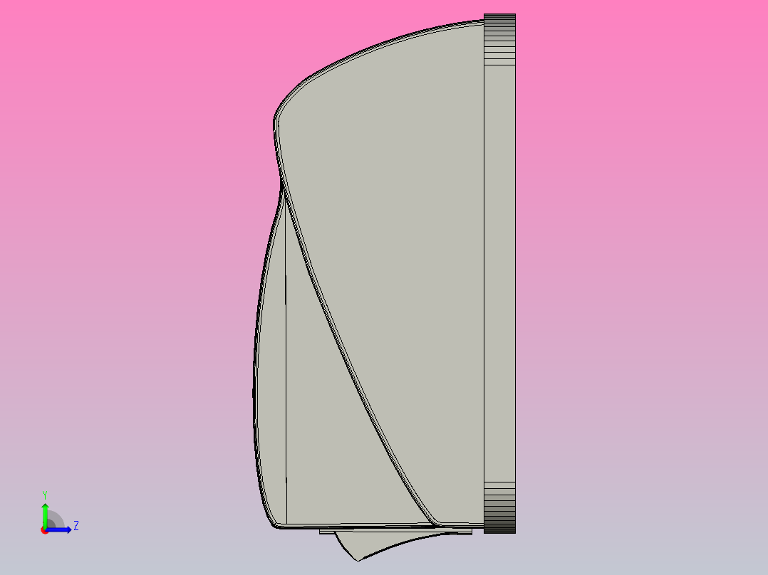 制冷机组的电子控制器左视图