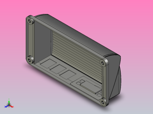 制冷机组的电子控制器正等轴测缩略图