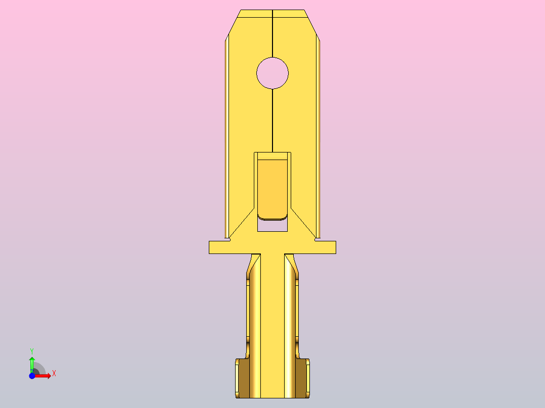 接线端子male-spade-quick-crimp-terminals-1 1 STP前视图